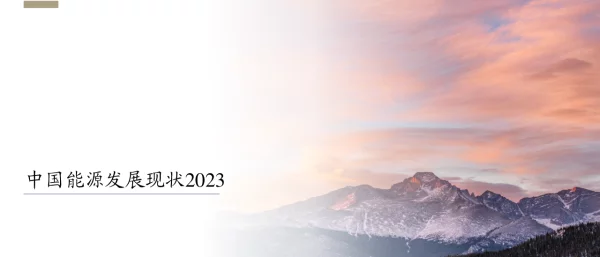 中国能源发展现状2023