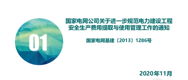 国家电网公司关于进一步规范电力建设工程安全生产费用提取与使用管理工作的通知国家电网基建〔2013〕1286号