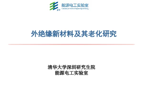 外绝缘新材料及其老化研究