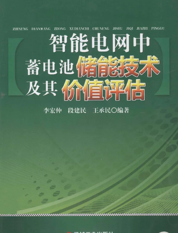 智能电网中蓄电池储能技术及其价值评估[李宏仲，段建民，王承民编著]2012年
