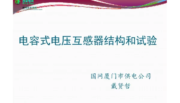 电容式电压互感器-戴贤哲