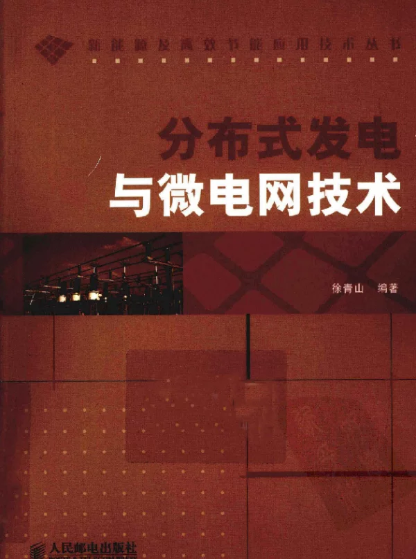 分布式发电与微电网技术 作者：徐青山 著 人民邮电出版社