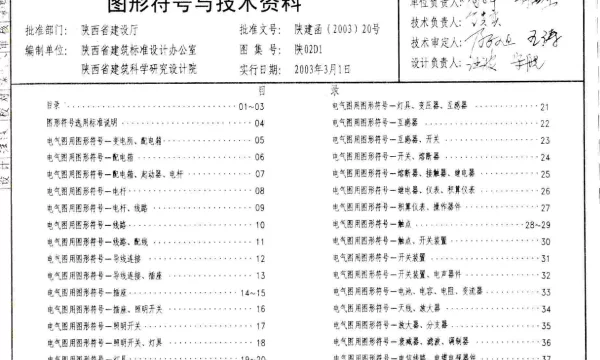 陕02D1图形符号与技术资料