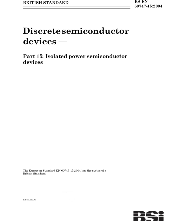 BSEN60747-15-2004半导体分立器件.孤立的电力半导体器件