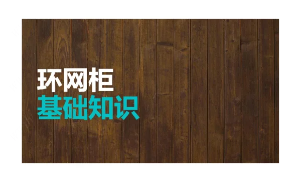 环网柜基础知识培训PPT