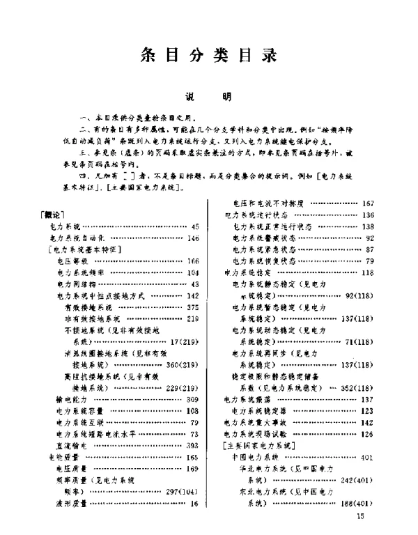 中国电力百科全书电力系统卷
