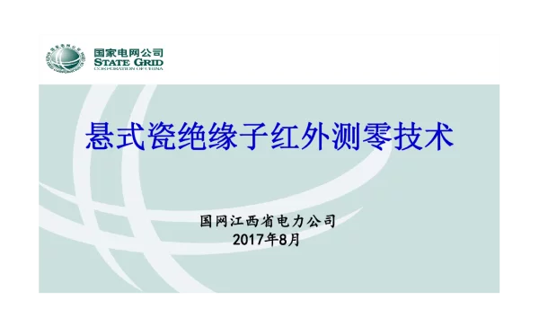 悬式瓷绝缘子红外测零技术（江西公司）