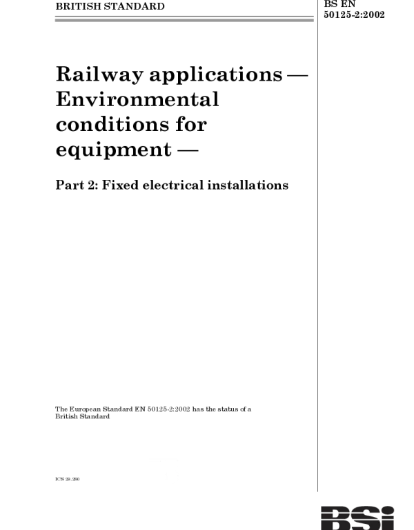 BSEN50125-2-2003铁路设施.设备的环境条件.固定的电力设备