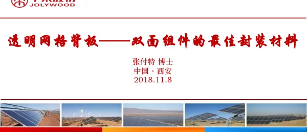 透明网格背板-双面组件的最佳封装材料