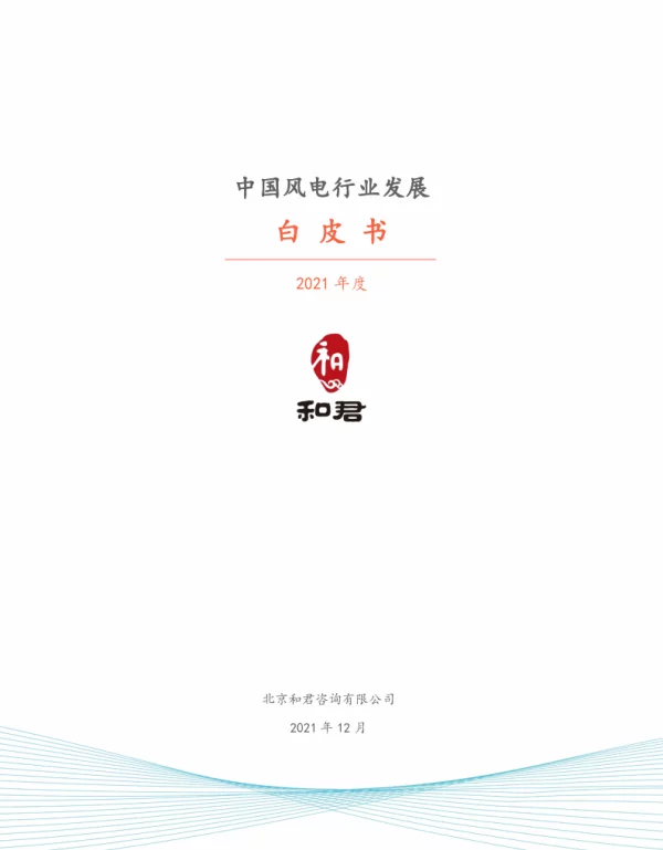 2021年中国风电行业发展白皮书