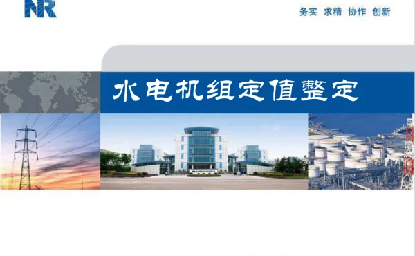 水轮发变组保护定值整定