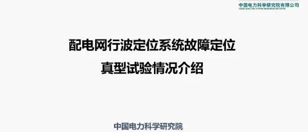 配电网行波定位系统故障定位真型试验情况介绍