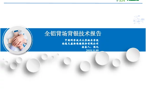 全铝背场背银技术报告