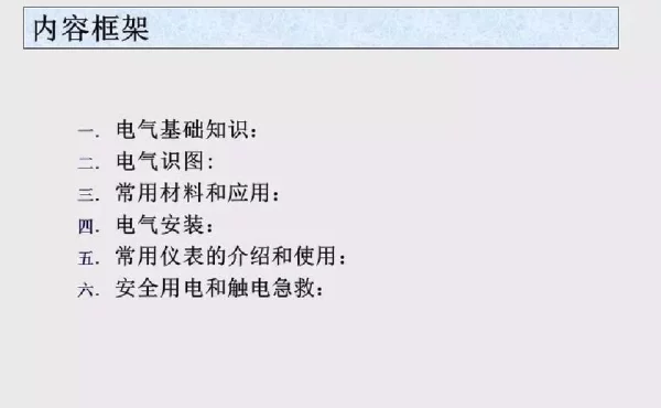 276页超详细的电气基础知识汇总，从识图到安装