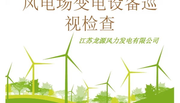 风电场变电设备巡视检查