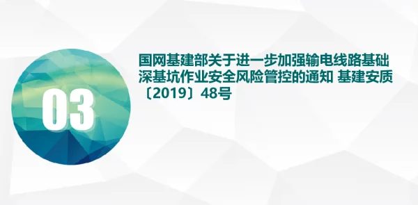 国网基建部关于进一步加强输电线路基础深基坑作业安全风险管控的通知
