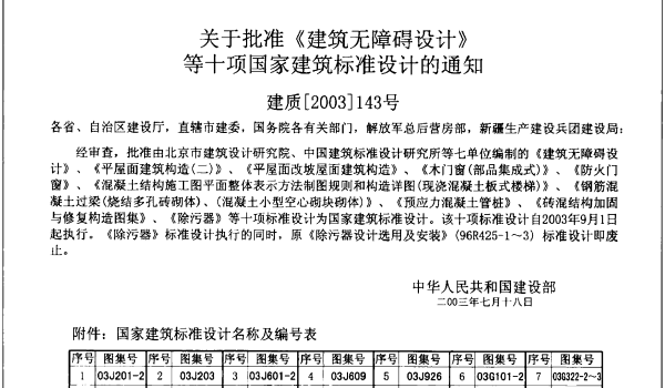 03J926《建筑无障碍设计》