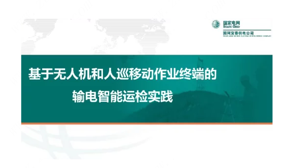 基于无人机和人巡移动作业终端的输电智能运检实践