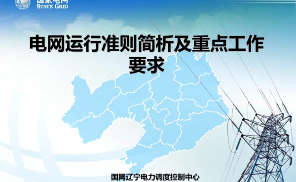 国家电网电网运行准则宣贯