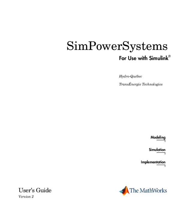 MATLAB电力系统分析英文版