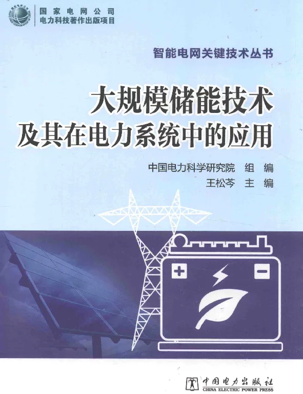 智能电网关键技术丛书大规模储能技术及其在电力系统中的应用