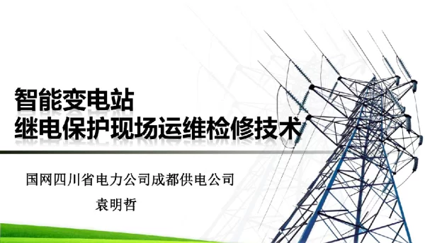 123页智能变电站继电保护现场运行维护技术2018