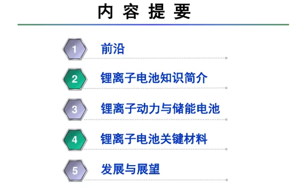 锂离子储能电池介绍