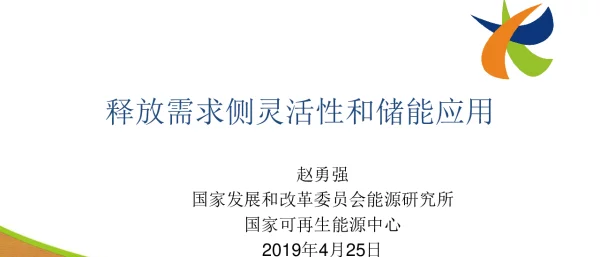 赵勇强-释放需求侧灵活性与储能