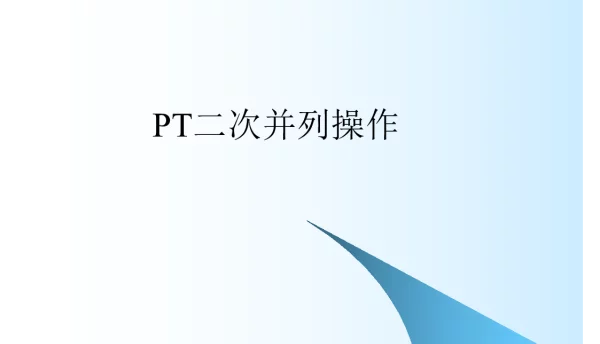 PT二次并列课件