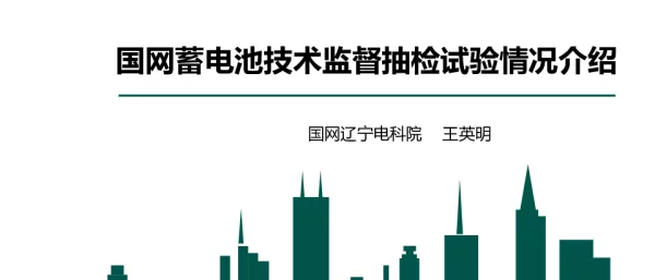 国网蓄电池技术监督抽检试验情况介绍