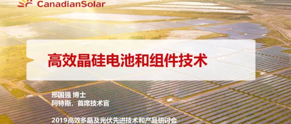 高效晶硅电池和组件技术