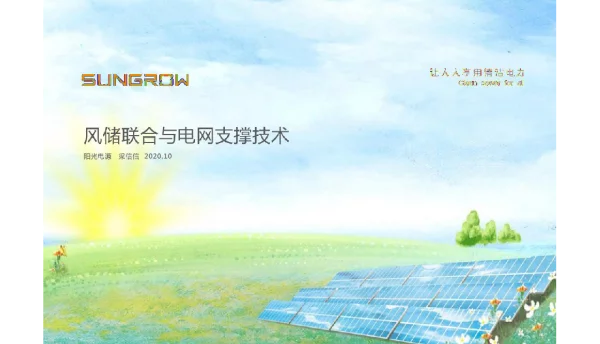 风储联合与电网支撑技术