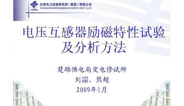 PT励磁特性分析