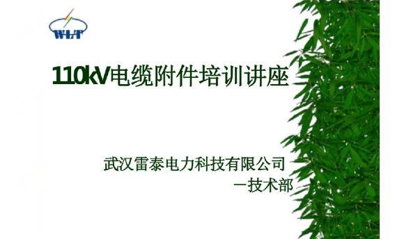 110kV电缆附件培训讲座材料