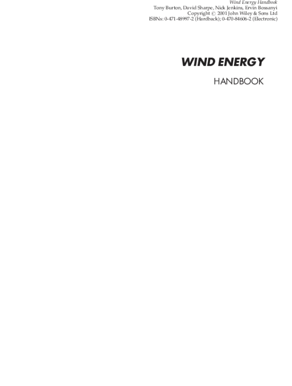 风力发电WindEnergyHandbook