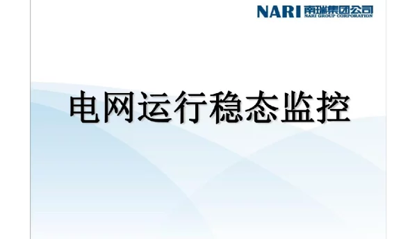 电网运行稳态监控-培训课件