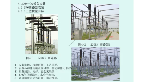 输变电工程安装施工工艺4-其他一次设备安装