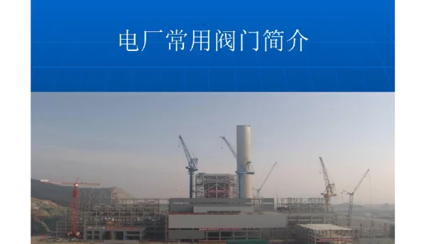 电厂常用阀门简介