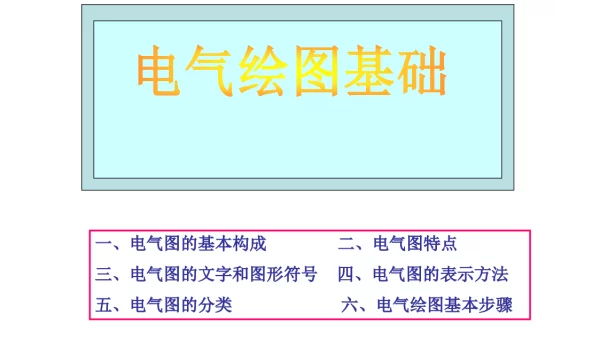 电气绘图基础知识培训课件