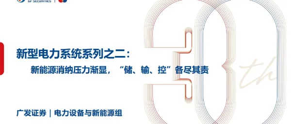 新型电力系统系列之二：新能源消纳压力渐显，“储、输、控”各尽其责