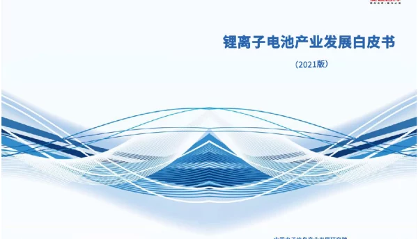 锂离子电池产业白皮书（2021版）