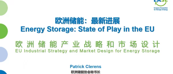 2023PatrickClerens欧洲储能产业战略和市场设计