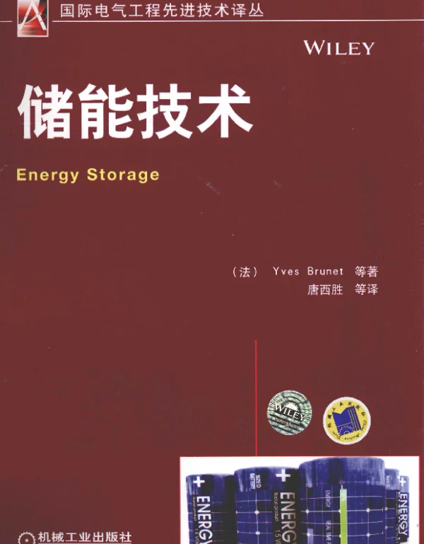 国际电气工程先进技术译丛储能技术[（法）布鲁奈特著]2013年版