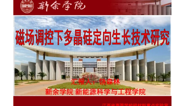 磁场调控下多晶硅定向生长技术研究