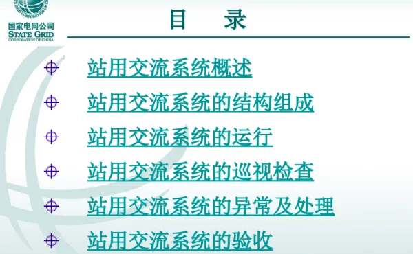 站用交流系统课件