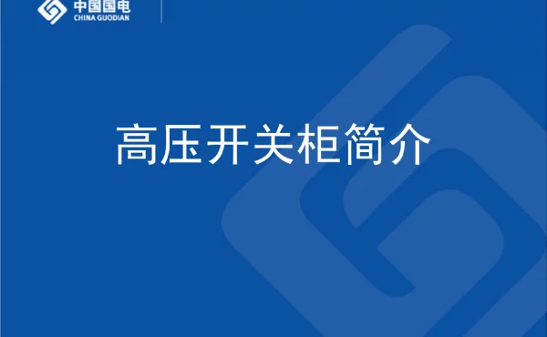 10.5kv高压开关室相关培训
