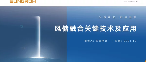 风储融合关键技术及应用（2021风能大会储能论坛演讲）10.14