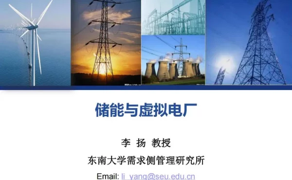 电力行业：储能和虚拟电厂