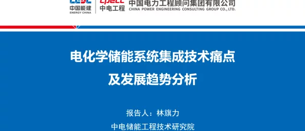 2023林旗力电化学储能系统集成技术痛点及发展趋势分析