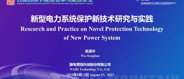 新型电力系统保护新技术研究与实践--国电南瑞 吴通华